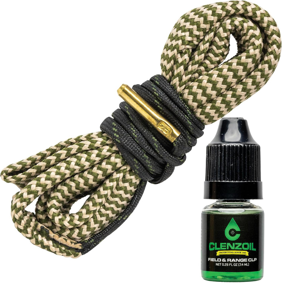 Clenzoil Cobra Bore Cleaning Rope Barrel Snake Rifle Pistol .25 .26 / 6.5mm