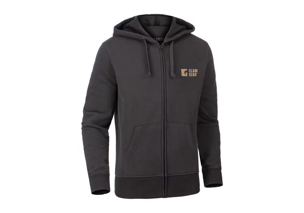 Claw Gear Fleece Zipped Hoodie Black