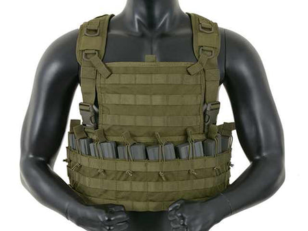 8 Fields Rifleman Molle Chest Rig Harness Vest Green
