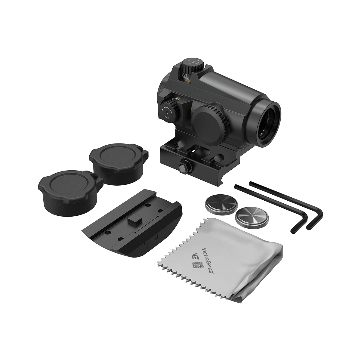 Vector Optics Maverick-II Plus 1x22 DRT Double-Reticle Red Dot Sight