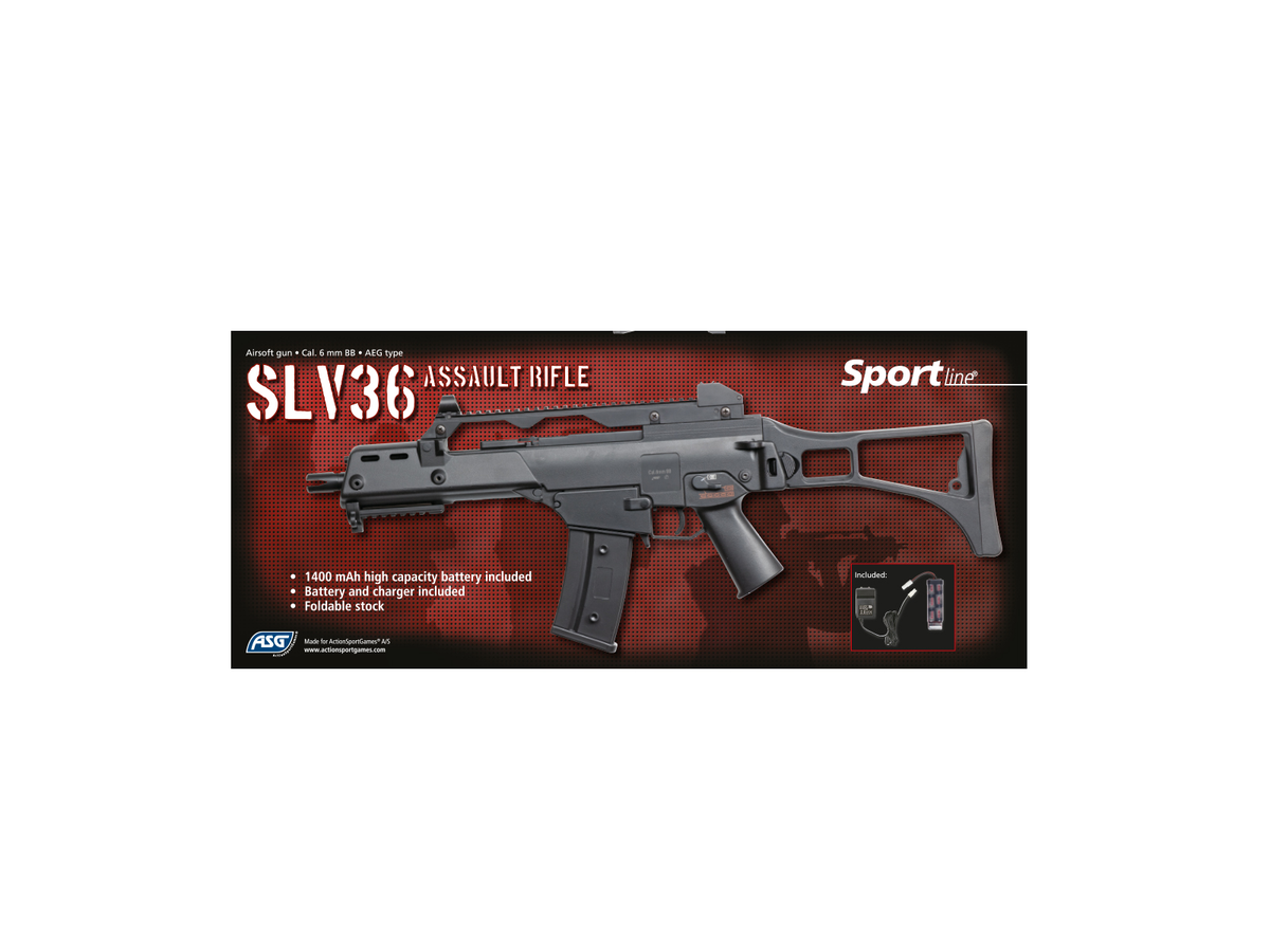 ASG G36 SLV 36 Airsoft AEG Rifle Black