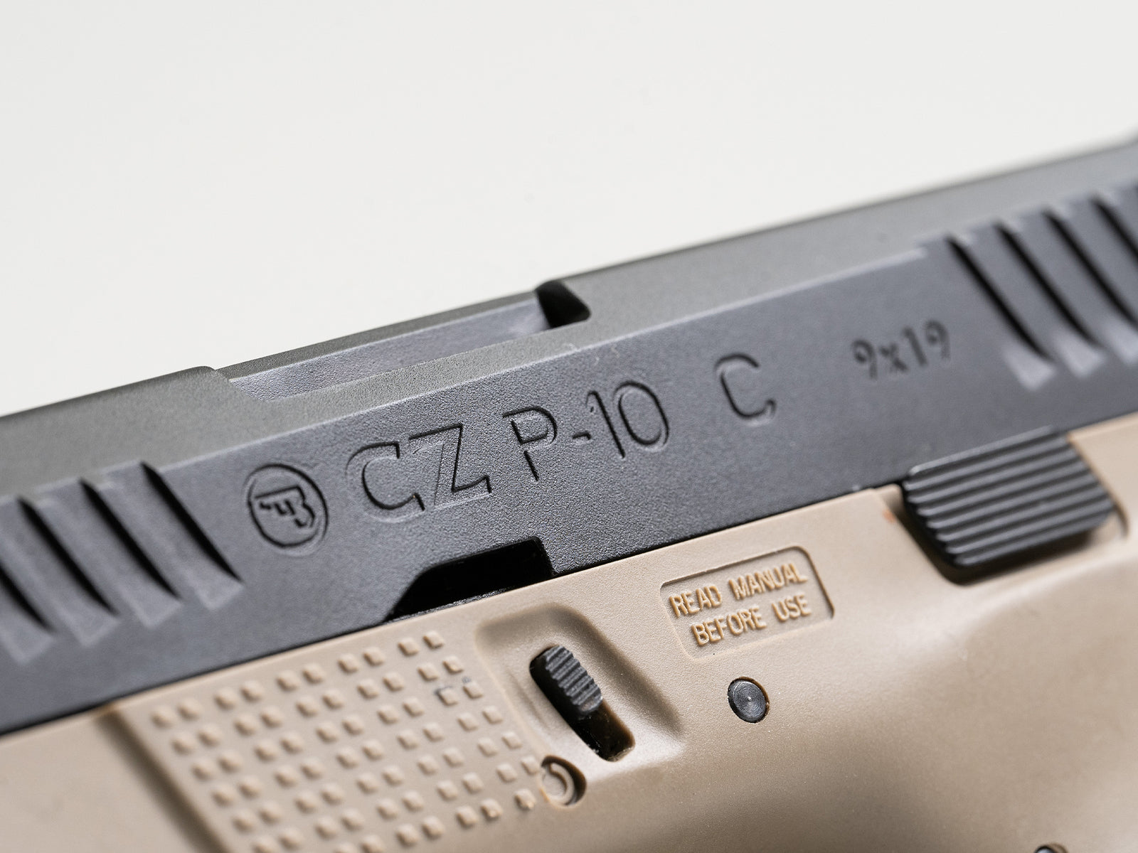 ASG CZ P-10C Airsoft Pistol Co2 GBB Black / FDE 20%