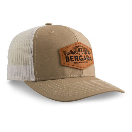 Bergara Yukon Baseball Hat Cap Khaki / White