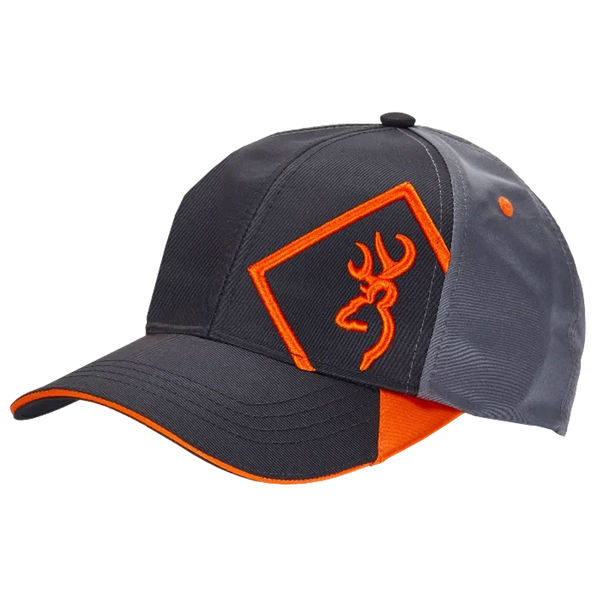 Browning Helios Baseball Hat Cap Blue / Orange
