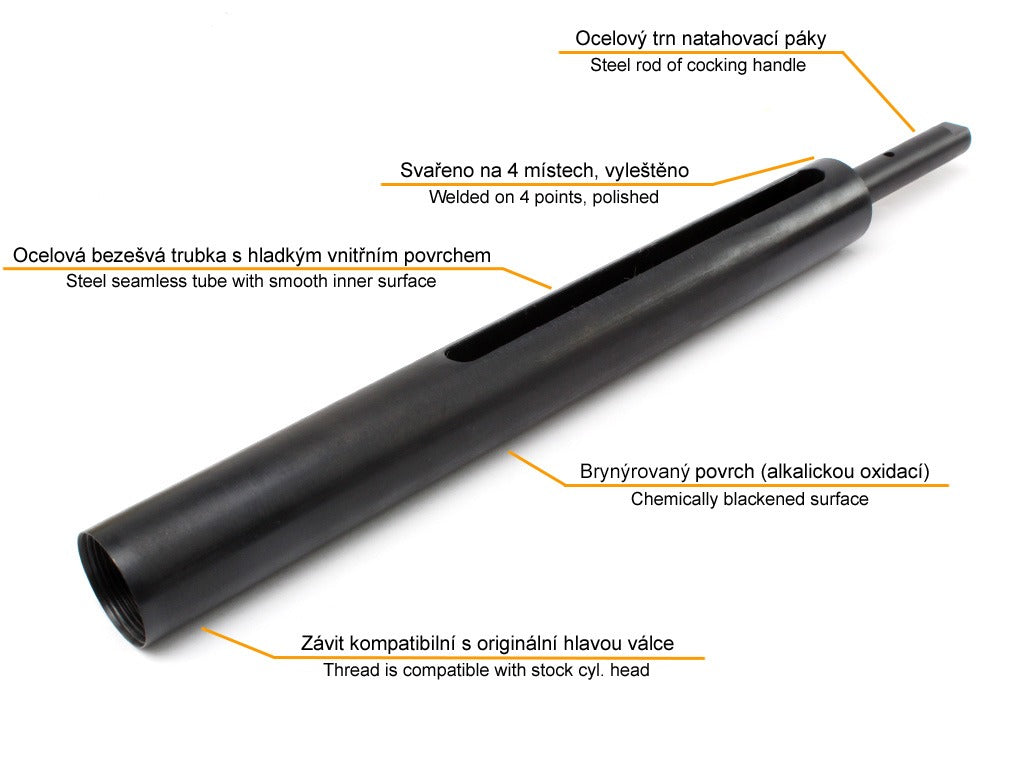 AirsoftPro Steel Cylinder for Marui AWS L96 Sniper WELL MB4401, 02, 03, 06, 07, 08, 09