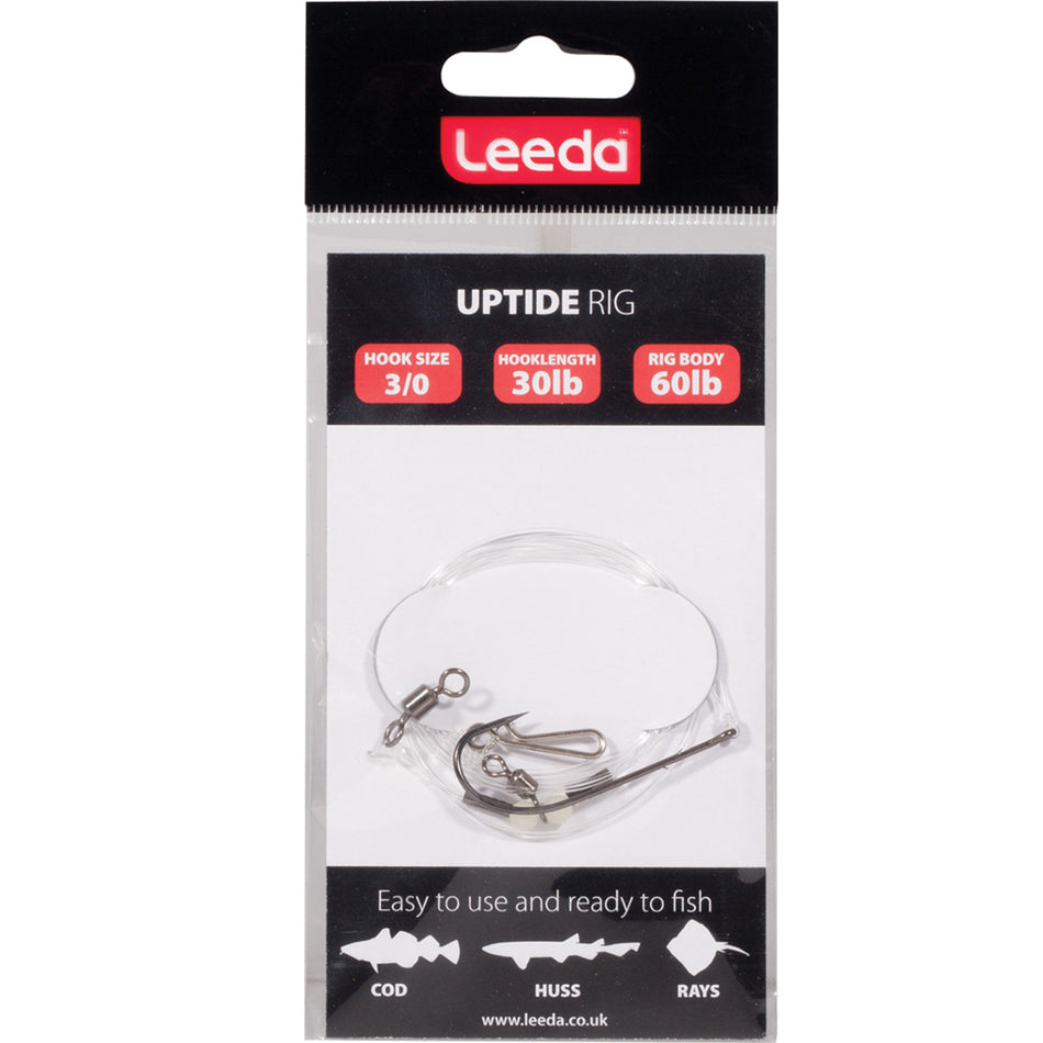 Leeda Uptide Sea Fishing Rig 3/0 60lb x 10 Rigs BULK BUY