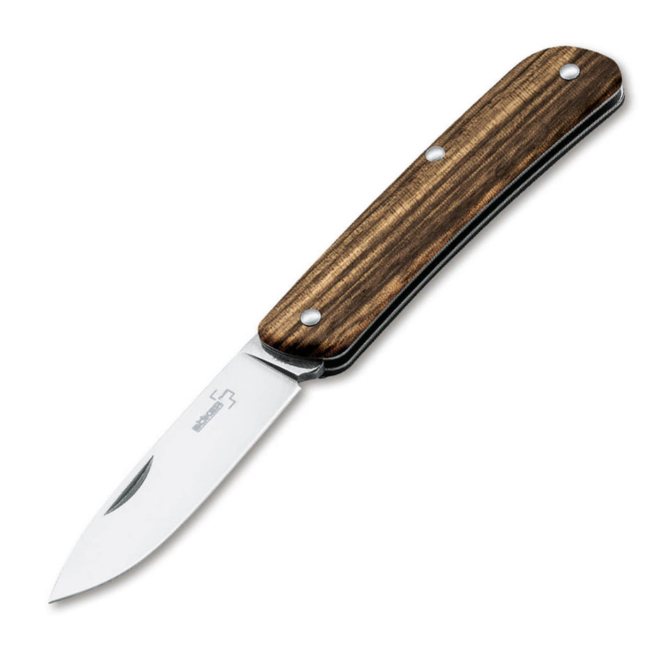 Boker Plus Tech Tool Zebrawood 1 Brown Pocket Knife