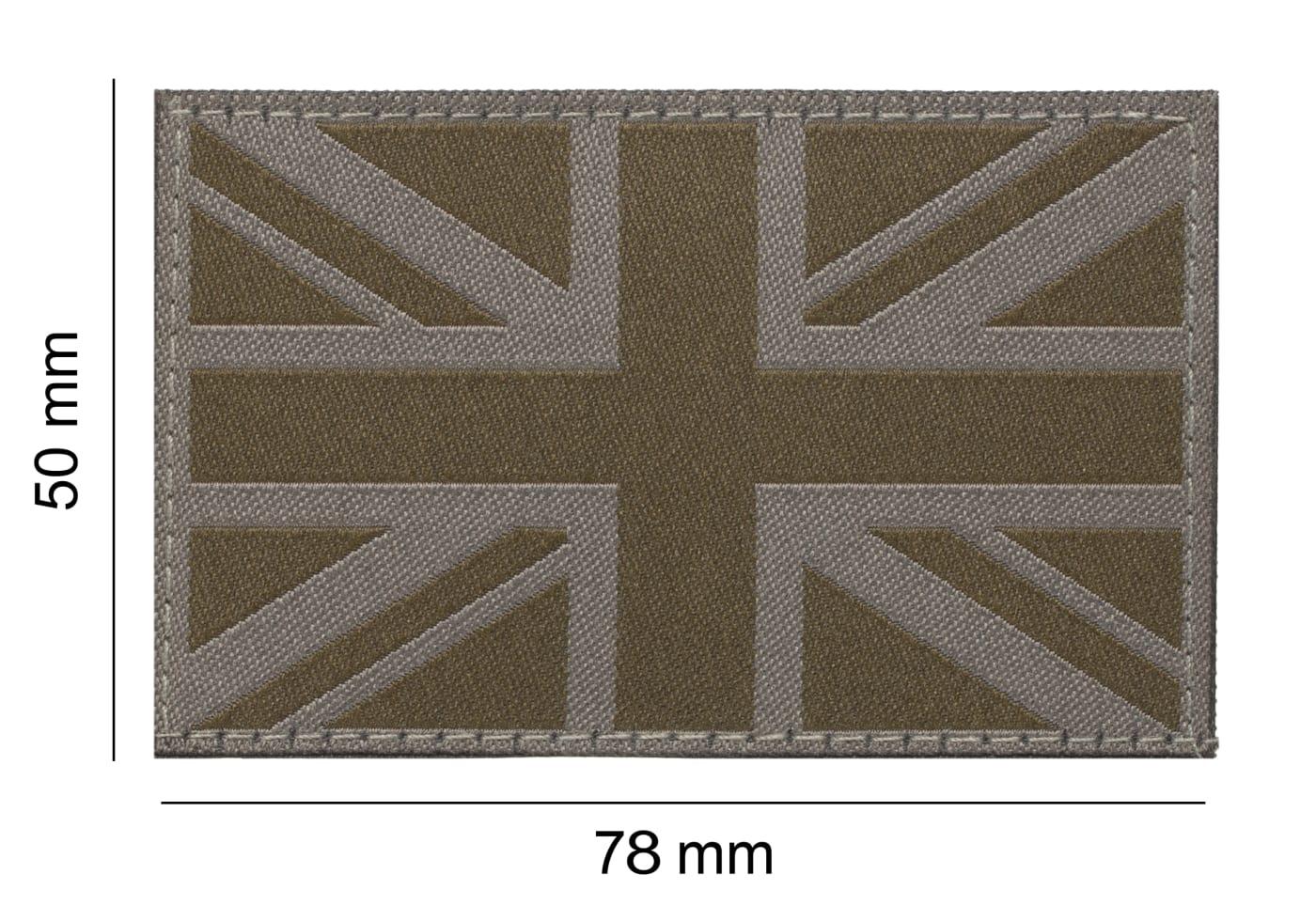 Clawgear UK Great Britain Union Jack Moral Flag Patch RAL7013