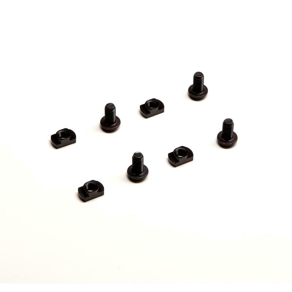 ASG Airsoft Rifle M-Lok Rail Set Short 7 Slot 2pcs Set Black 80mm