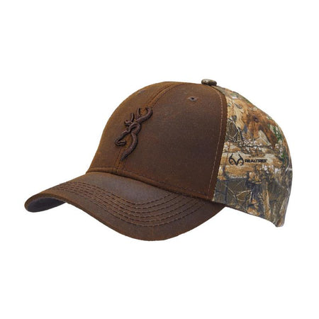 Browning Logo Baseball Hat Cap Deep Forest Real Tree Edge