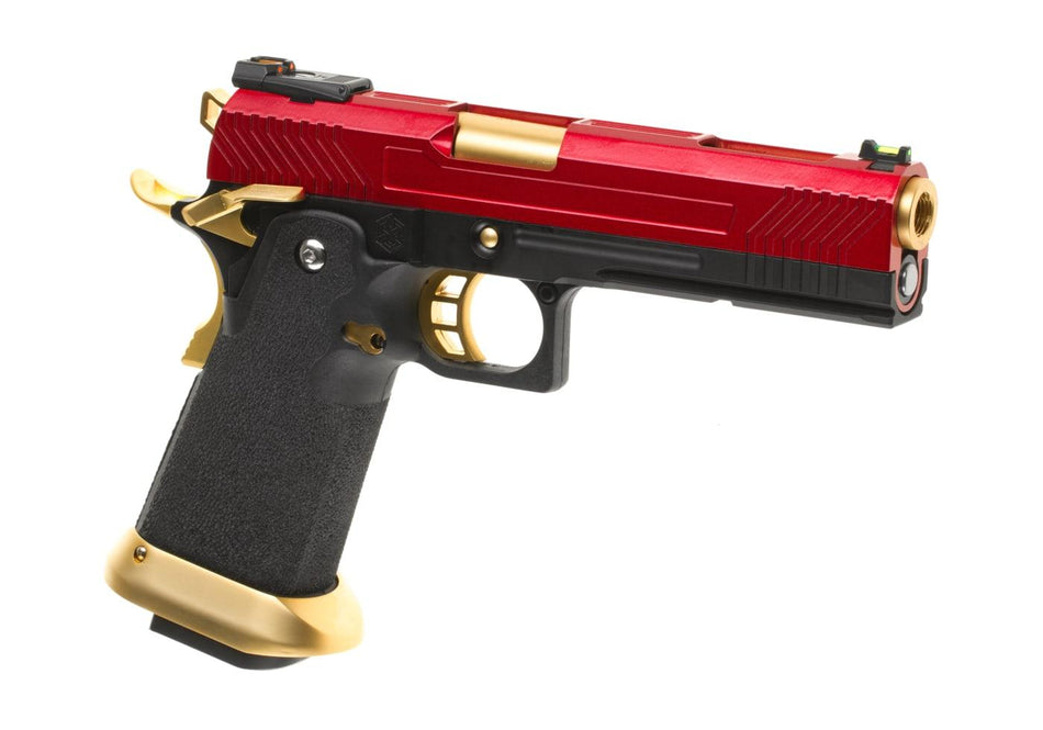 Armorer Works Airsoft HX1104 Custom Hi Capa Gbb Airsoft Pistol Red Slide