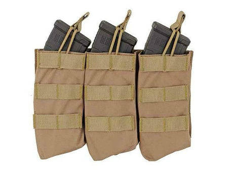 8 Fields Open Top Triple Airsoft Magazine Pouch AK Series Molle