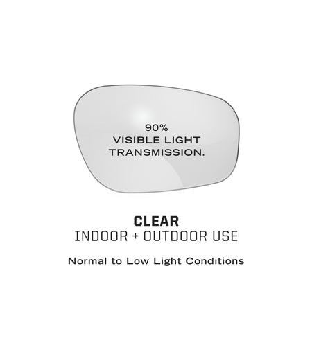 Mechanix Type-N Safety Glasses Clear Frame Clear Lens
