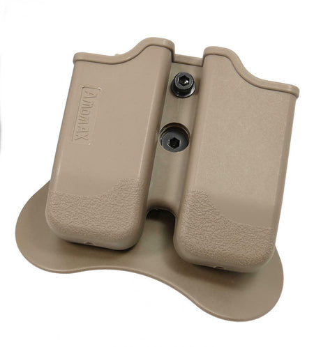Amomax Poly Double Pistol Magazine Pouch G17/18/19 