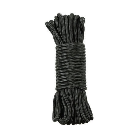 MFH Bivvi Shelter Rope 5mm Dia 15m L Black