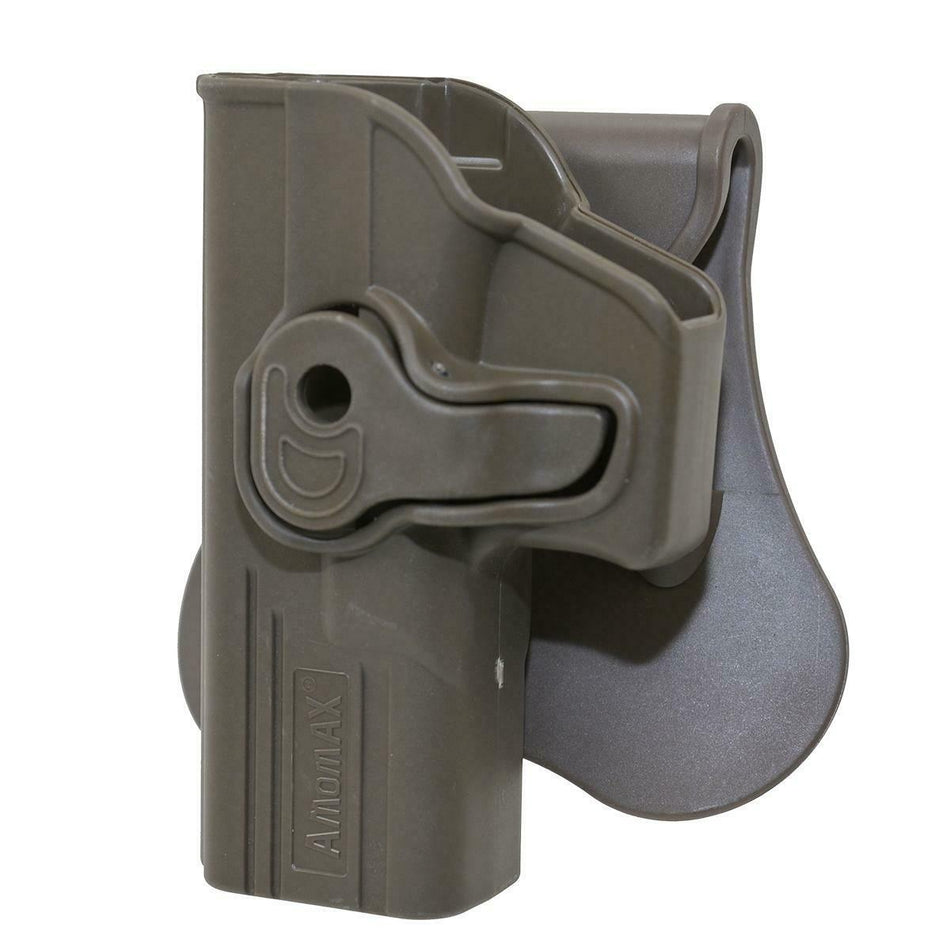 Amomax G-Series Holster LEFT Handed 17/22/31 Dark Earth 