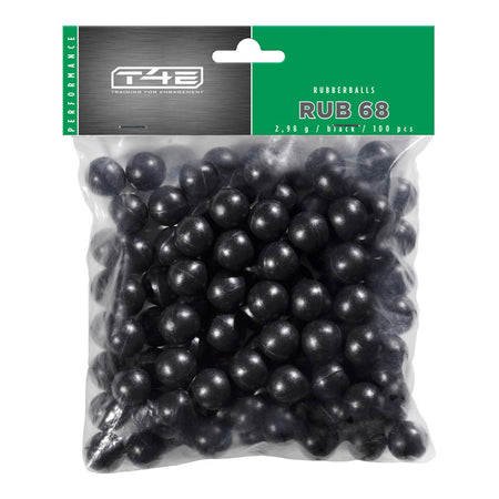 Umarex T4E Performance RUB .68 Ammo Balls Black 100 Bag