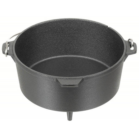 Fox Outdoors Dutch Pot Oven Cast Iron Cooking Pot 3.8 ltr