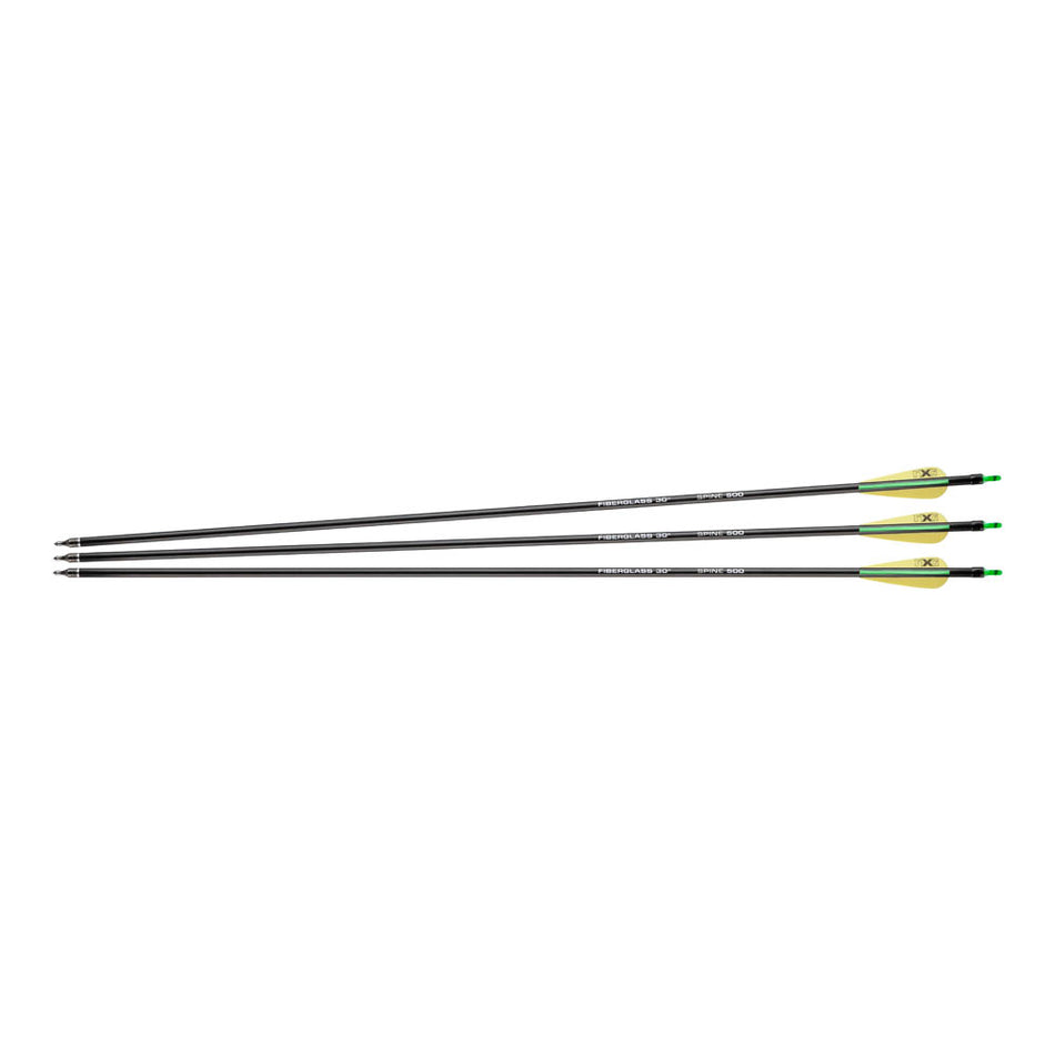 Umarex NXG Fiberglass Archery Arrows 30” 3 Pack DPD