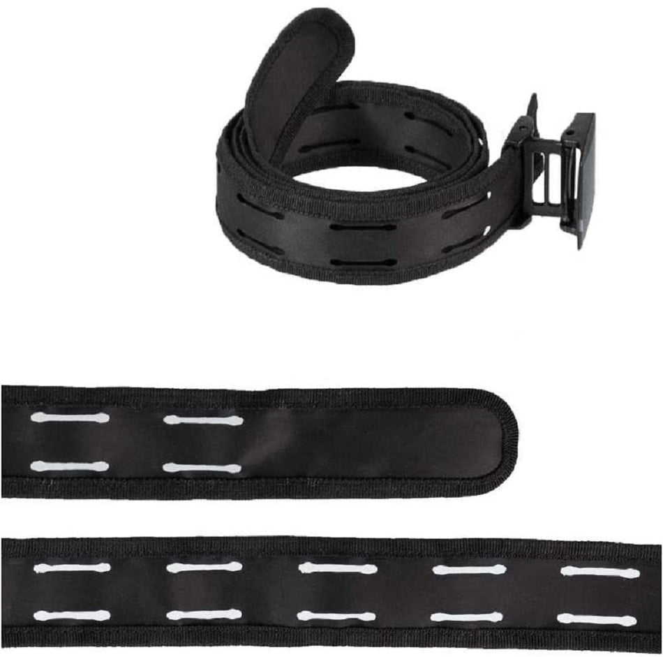 Mil-Tec Laser Cut Quick Release Belt Black