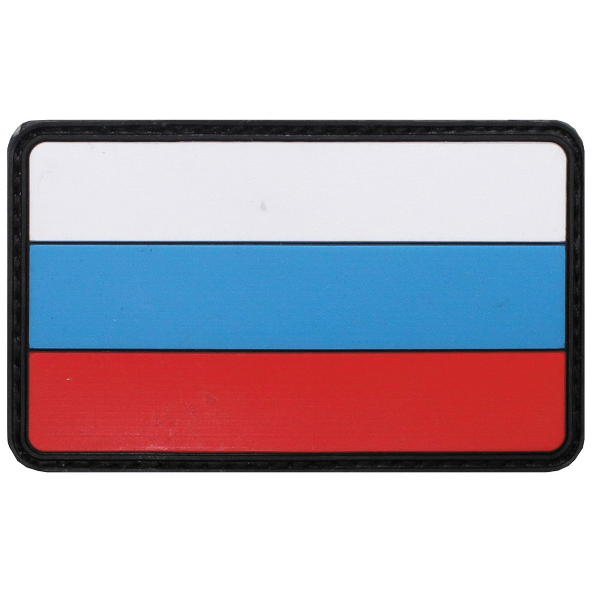 MFH Patch Russian Flag 8 x 5 cm Hook & Loop White Blue Red