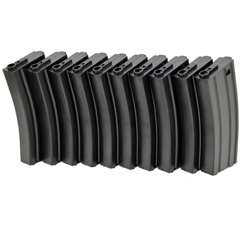 Strike Systems Airsoft Magazine M4 Series Pack 10pcs 140 Rds Black 6mm bb