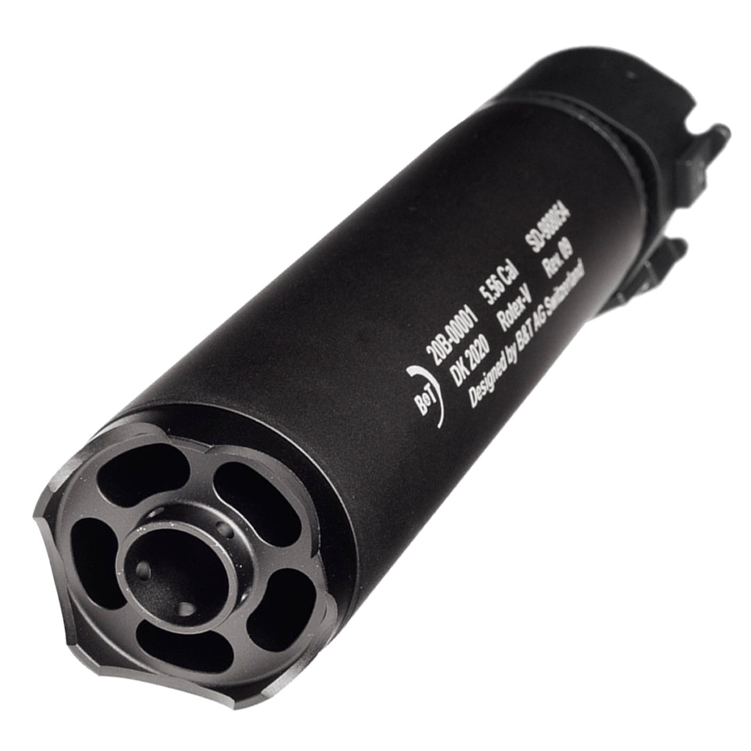 ASG B&T Rotex-V Barrel Extension Mock Suppressor 197mm Black 