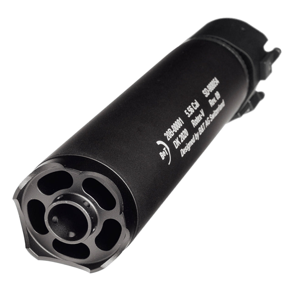 ASG B&T Rotex-V Barrel Extension Mock Suppressor 197mm Black 