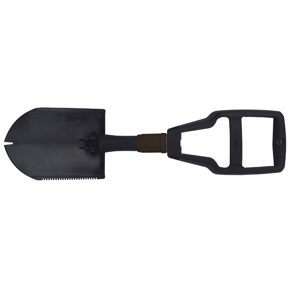 MFH US Army Style Folding Spade Trench Shovel Handle Black