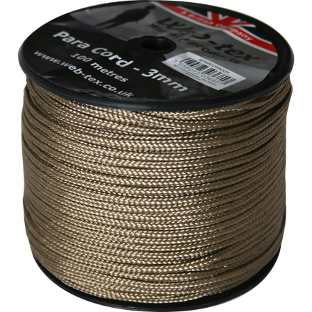 Web-Tex Paracord 100m Reel 