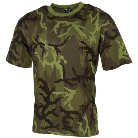MFH Army Style T-Shirt Czech Camo M95 