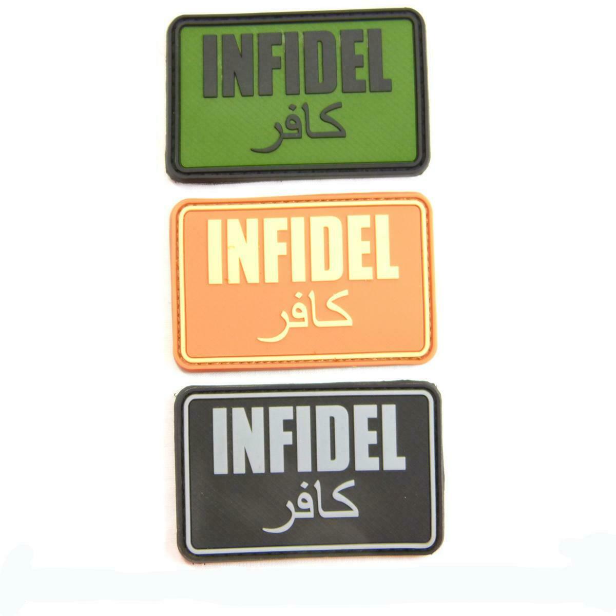 PVC Infidel Patch Rubber PVC Moral 