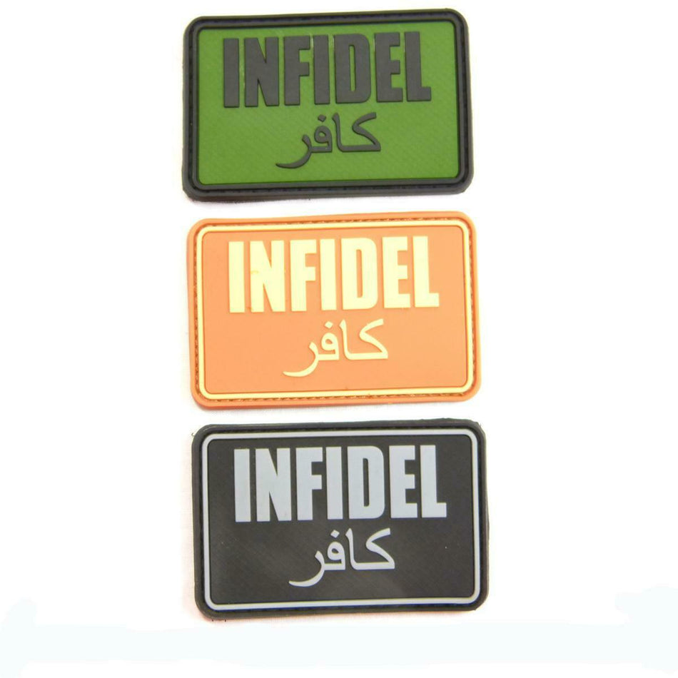 PVC Infidel Patch Rubber PVC Moral 