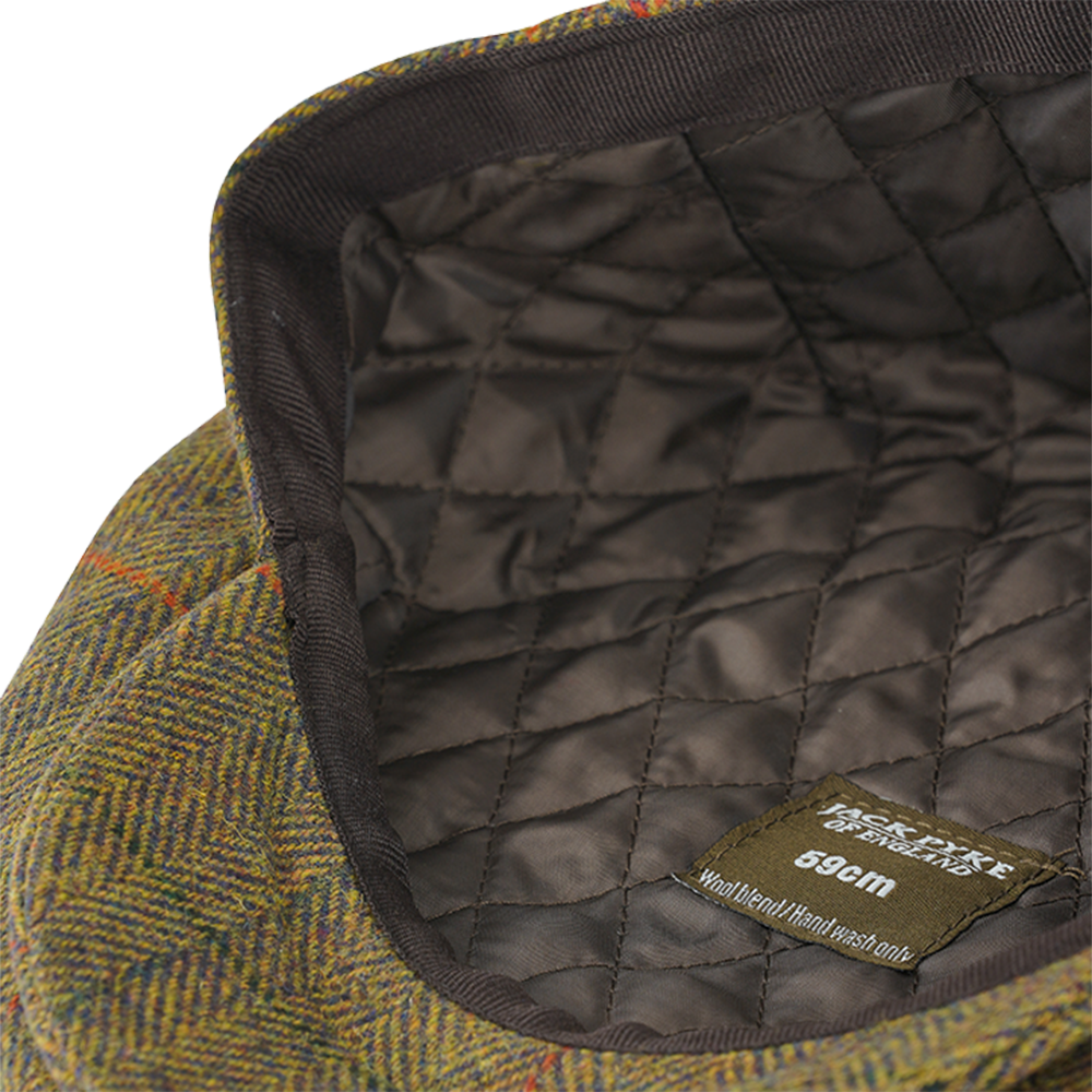 Jack Pyke Wool Blend Flat Cap Brown 