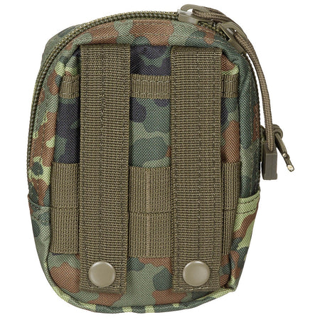 Army EDC Multi Use Utility Pouch Belt Or Vest Pouch Molle Flecktarn Camo