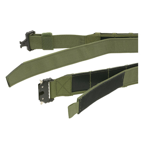 8 Fields Laser Cut Molle Tactical Duty Range Belt QR OD Green
