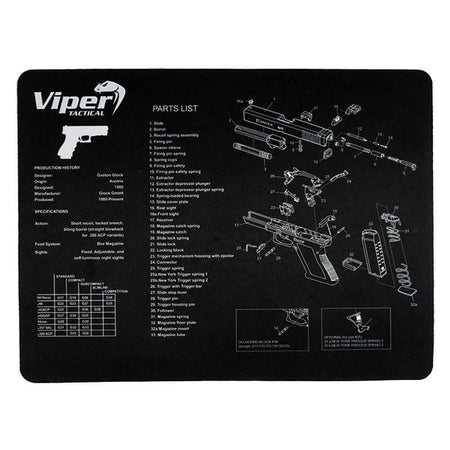 Viper Gun Mat AR15 AK47 - Viper Pistol Mat GLK