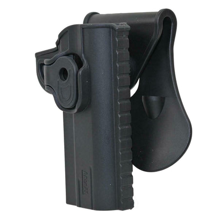 Amomax Retention Holster 1911 4” Black R/H