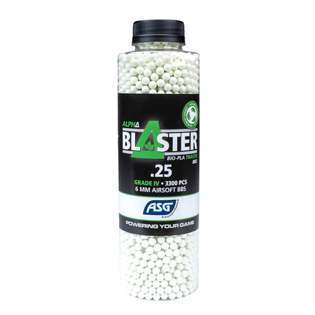 ASG Alpha Blaster PLA Green Tracer BBs 0.25g 3300 1 Bottle