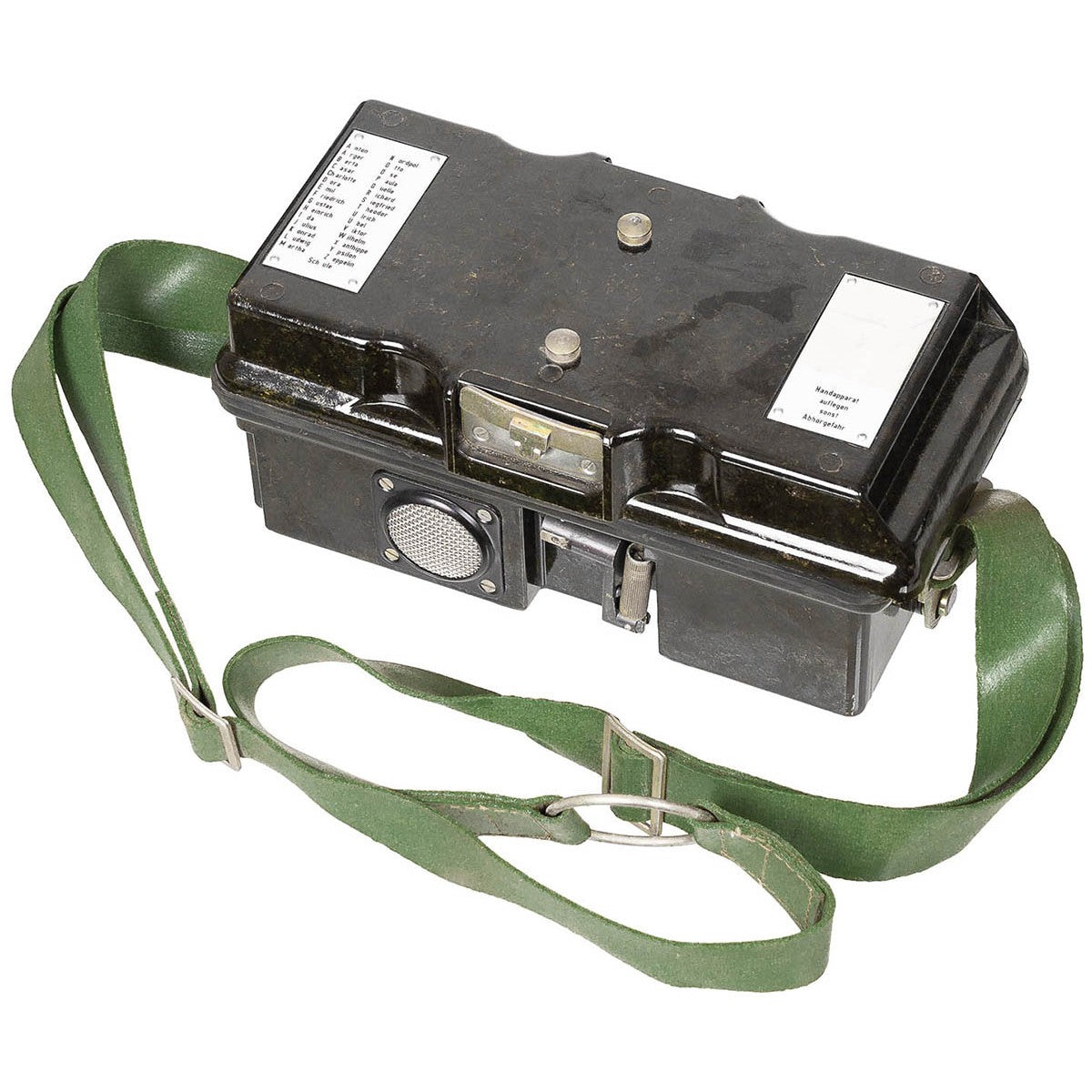 Ex Army Surplus German NVA Field Phone In Case