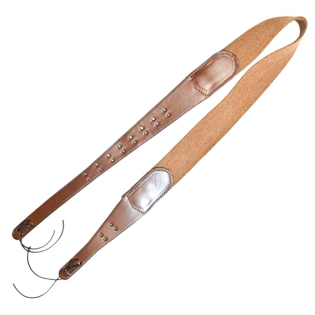GMK Best Webbing and Leather Rifle Sling Brown 