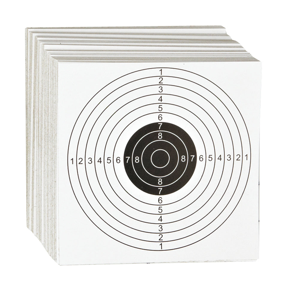 ASG Range Paper Card Targets x 100 14X14cm