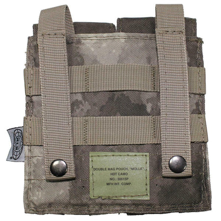 MFH M4 Double Magazine Pouch Velcro Closure Stone Desert