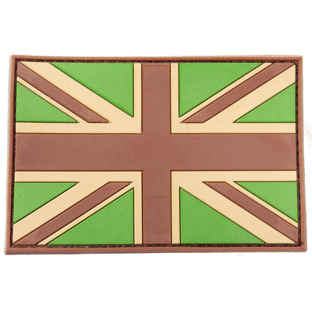 Subdued Union Jack Airsoft Patch Multicam Camo
