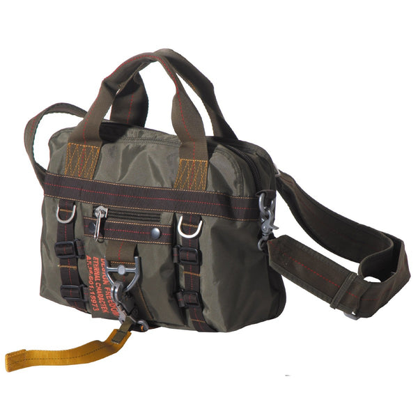 Pure Trash Small Hand Utility Bag with Shoulder Strap Green