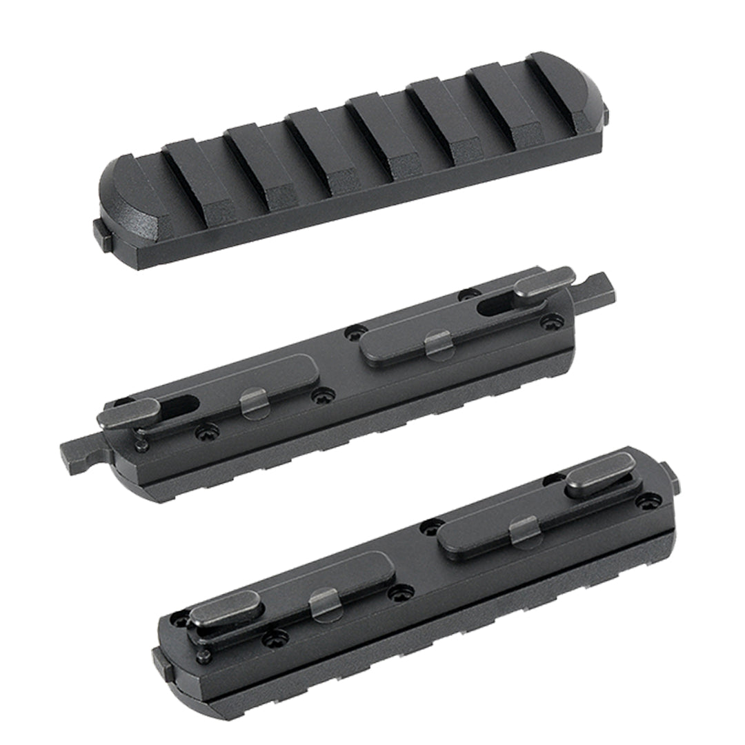 Cyma M-LOCK Quick Mount Picatinny Mount Rail Long Black 7 Slot