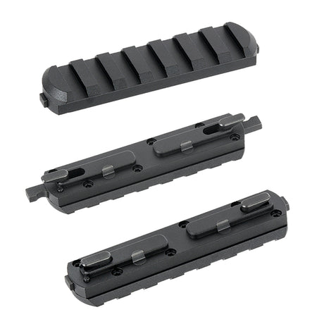 Cyma M-LOCK Quick Mount Picatinny Mount Rail Long Black 7 Slot