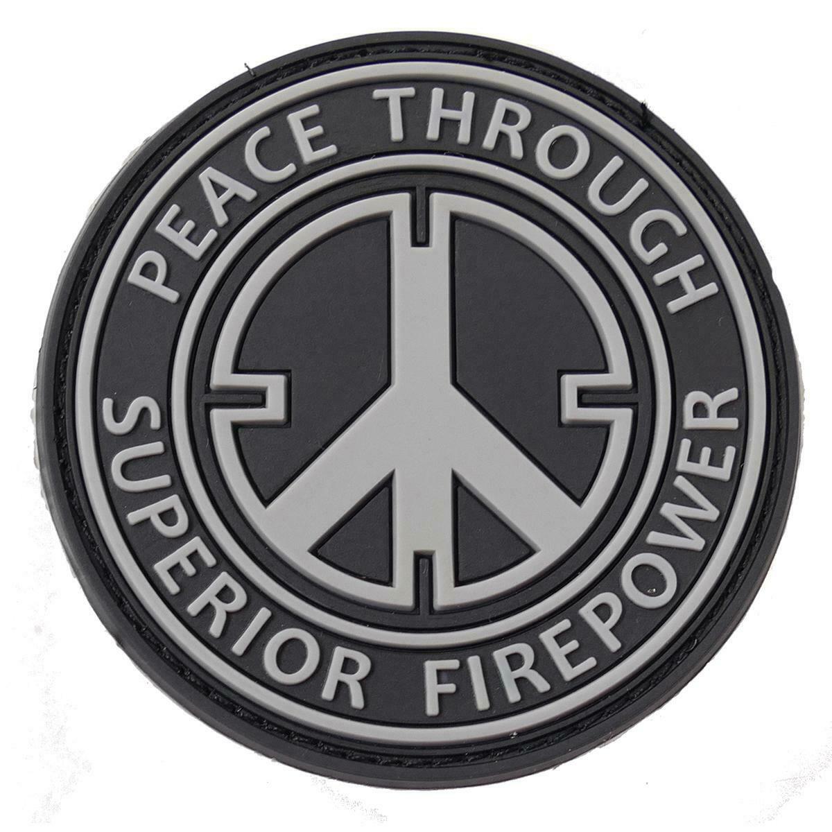 ACM Peace Through Superior Firepower PVC Patch
