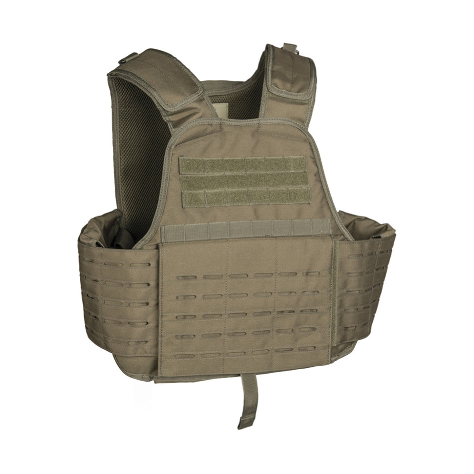 Mil-Tec Laser Cut Carrier Molle Airsoft Vest OD Olive Green