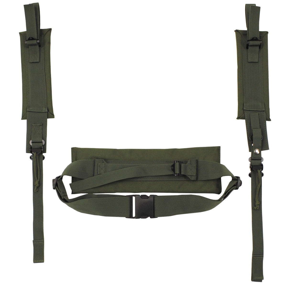MFH Padded Shoulder Waist Straps Belts Alice Pack Padded LC1 LC-1 Green